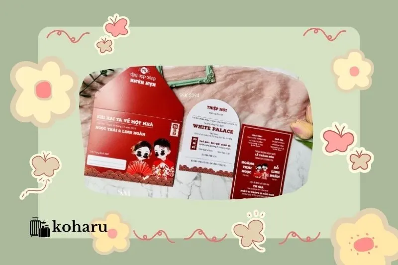 Thiệp cưới Lan Hy