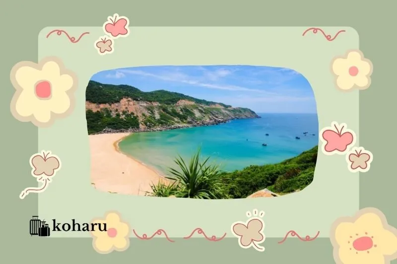 Bãi Môn: Bãi biển hoang sơ nằm ngay dưới chân hải đăng