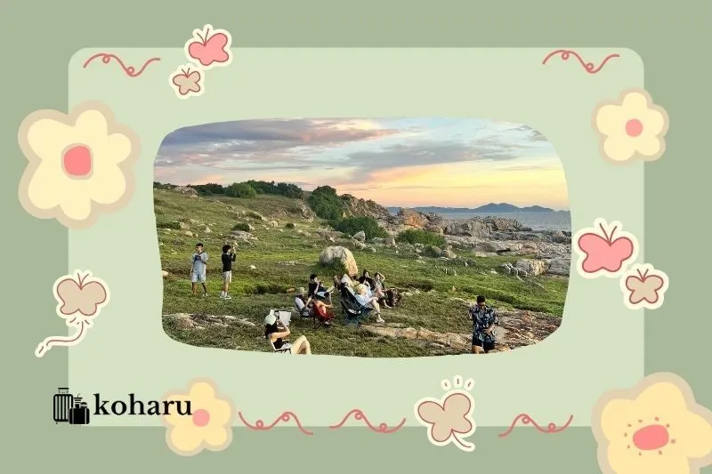 Cắm trại và săn hoàng hôn tuyệt đẹp