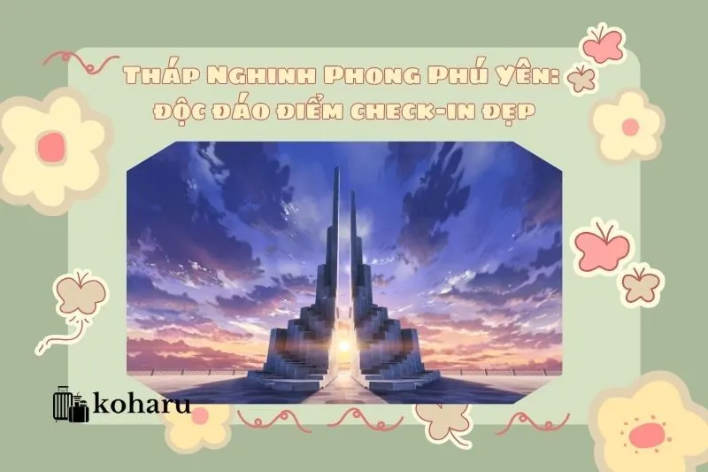 Tháp Nghinh Phong Phú Yên: độc đáo điểm check-in đẹp