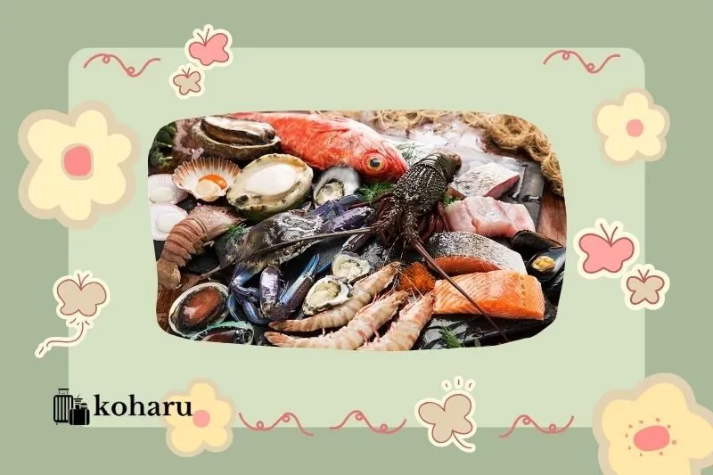 Thưởng thức hải sản tươi sống