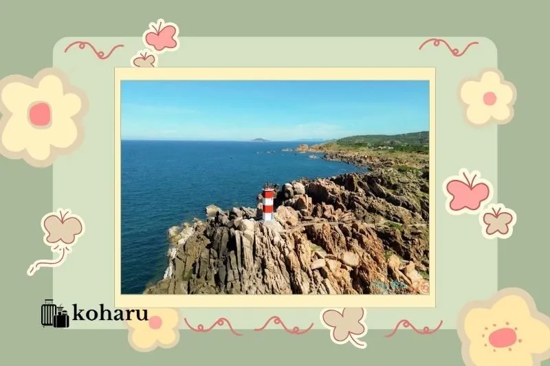 Vẻ đẹp thiên nhiên hoang sơ tại Hải đăng Gành Đèn Phú Yên