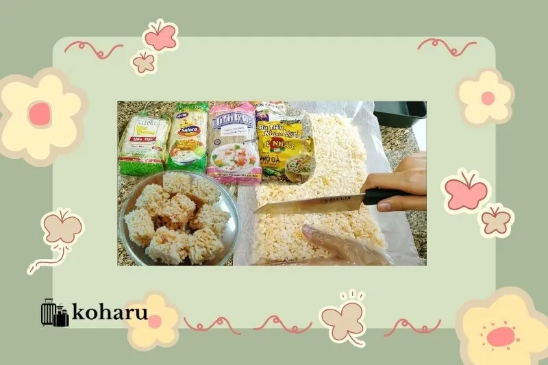 Các loại cốm nếp Phong Hậu