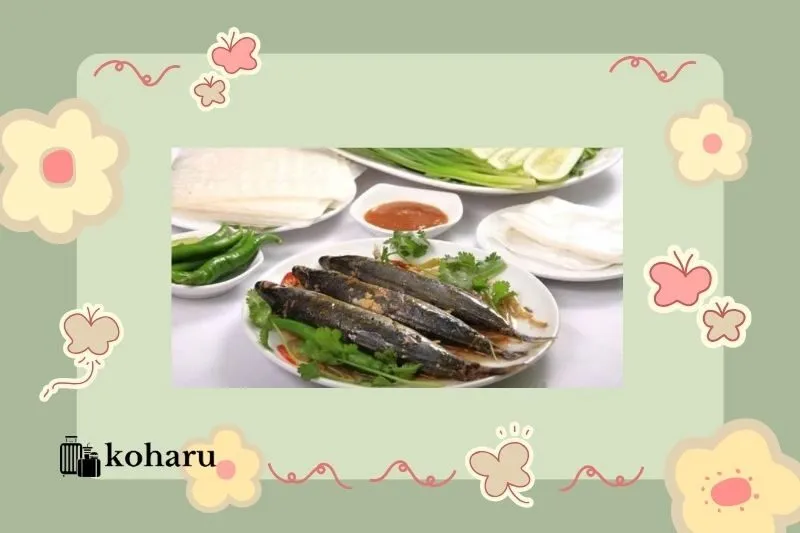 Cách chế biến cá nục hấp cuốn bánh tráng Phú Yên