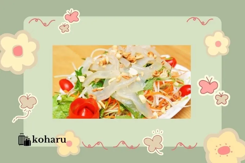 Cách chế biến gỏi sứa Đầm Ô Loan Phú Yên