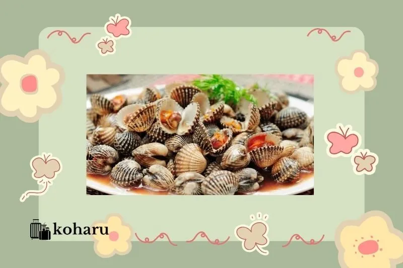 Cách chế biến sò huyết đầm Ô Loan Phú Yên