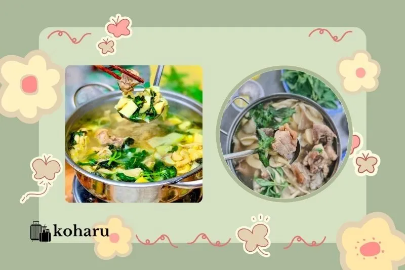 Cách nấu lẩu gà lá é tại nhà