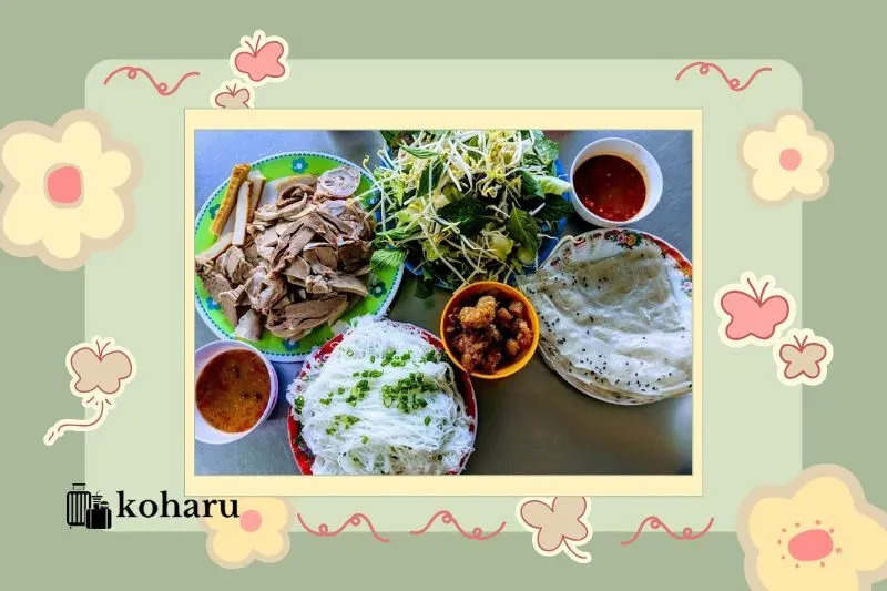 Địa điểm nổi tiếng ăn bánh hỏi lòng heo Phú Yên