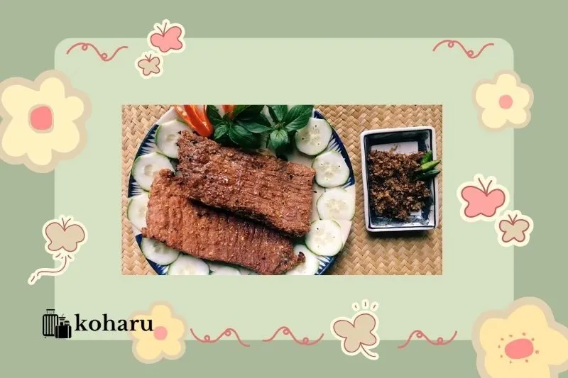 Muối kiến vàng ăn kèm với món gì?