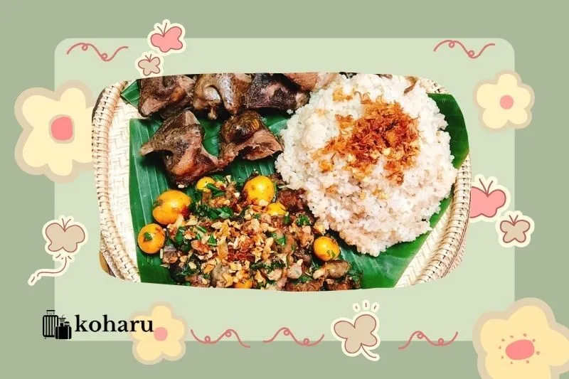 Những lưu ý khi thưởng thức xôi bồ câu Phú Yên