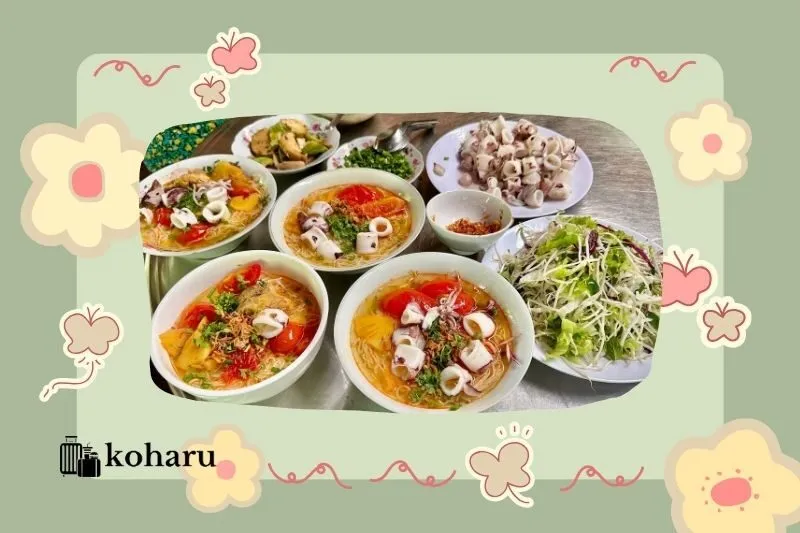 Tại sao bún mực Phú Yên lại nổi tiếng?